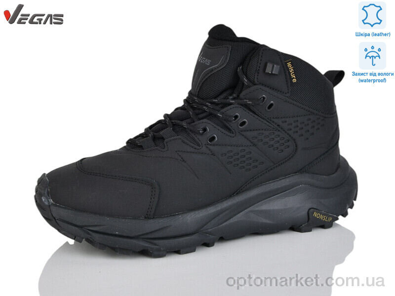 Купить Кросівки чоловічі A2995-1 Vegas чорний, фото 1