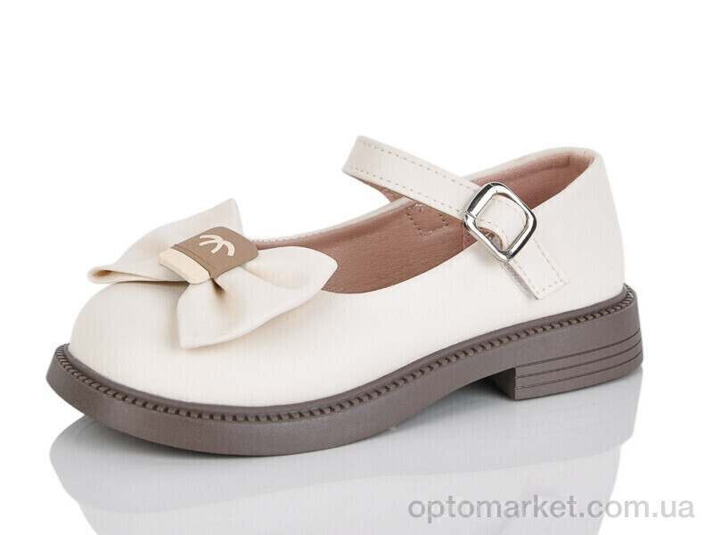 Купить Туфлі дитячі A3-13B KEWK бежевий, фото 1