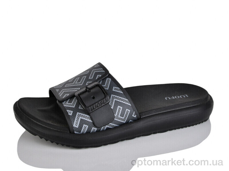 Купить Шльопанці жіночі A3 чорний Luofu чорний, фото 1