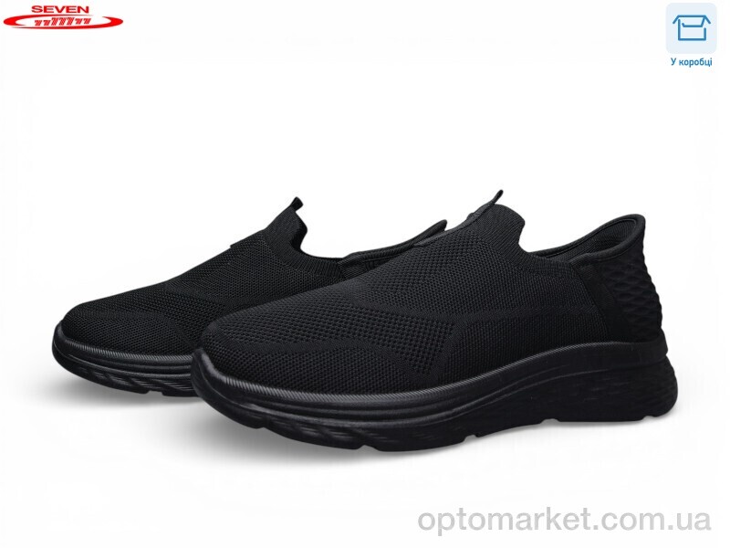 Купить Кросівки чоловічі A30-1 піна Seven чорний, фото 1