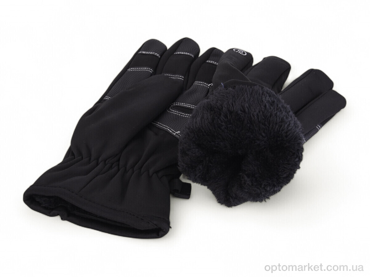 Купить Рукавички чоловічі A300-NK black Number one чорний, фото 3