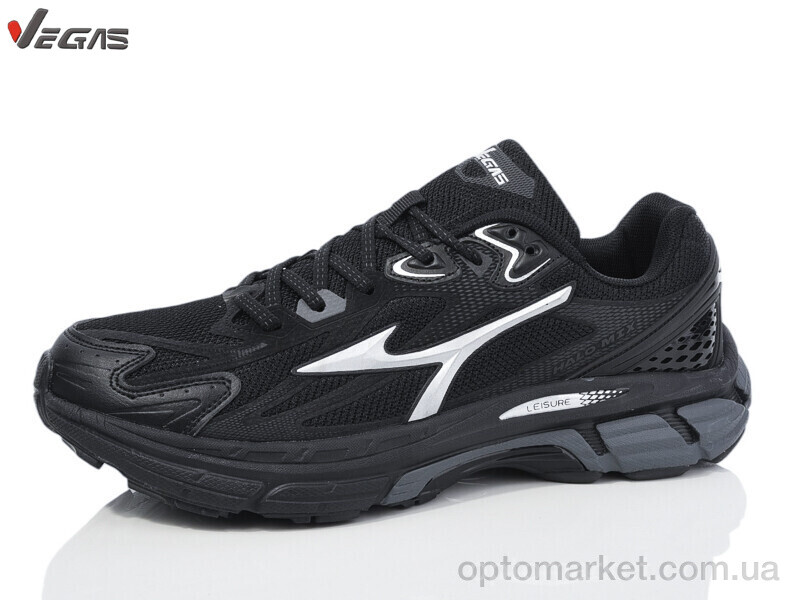 Купить Кросівки чоловічі A3089-1 Vegas чорний, фото 1