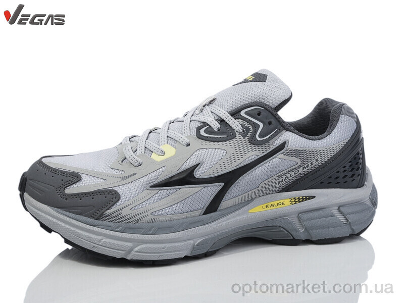 Купить Кросівки чоловічі A3089-6 Vegas сірий, фото 1