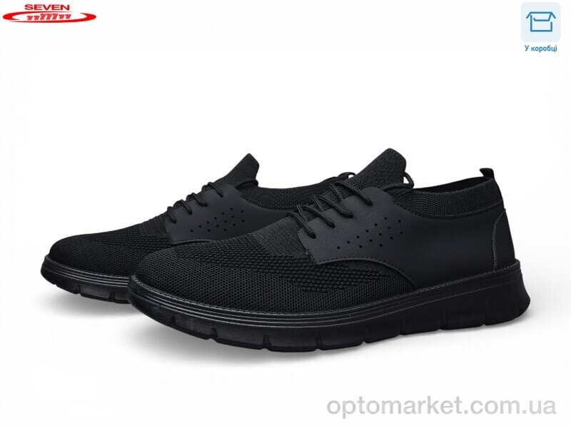 Купить Кросівки чоловічі A31-1 піна Seven чорний, фото 1