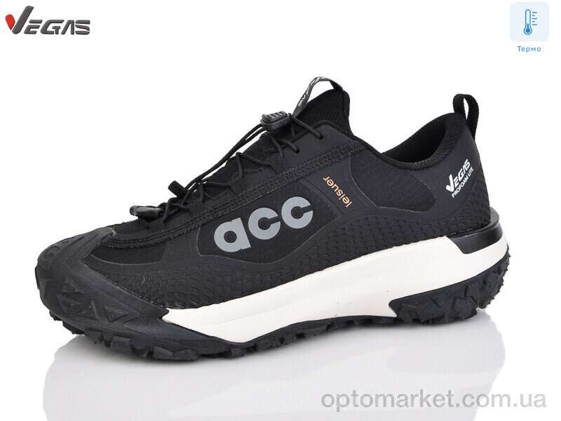 Купить Кросівки чоловічі A3155-6 термо Vegas чорний, фото 1