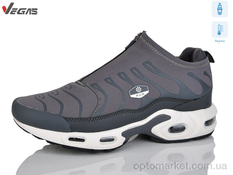 Купить Кросівки чоловічі A3157-2 термо Vegas сірий, фото 1