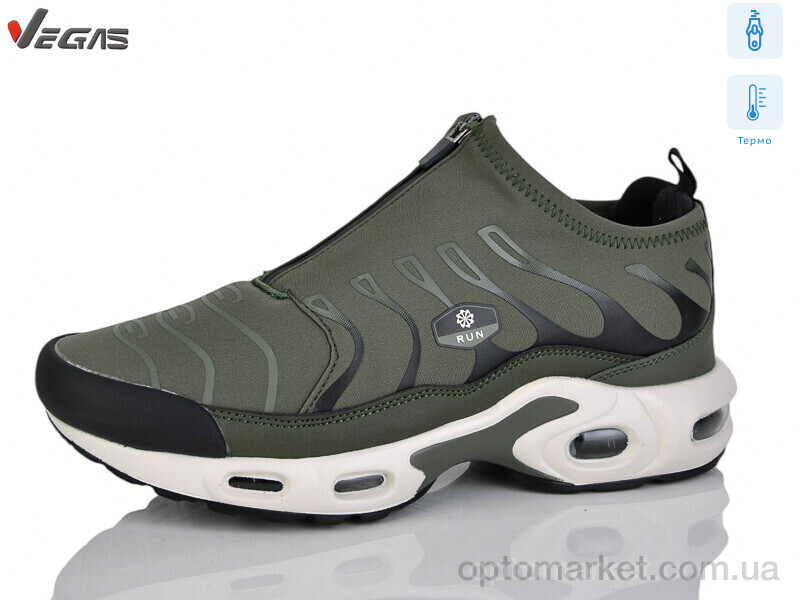 Купить Кросівки чоловічі A3157-5 термо Vegas зелений, фото 1