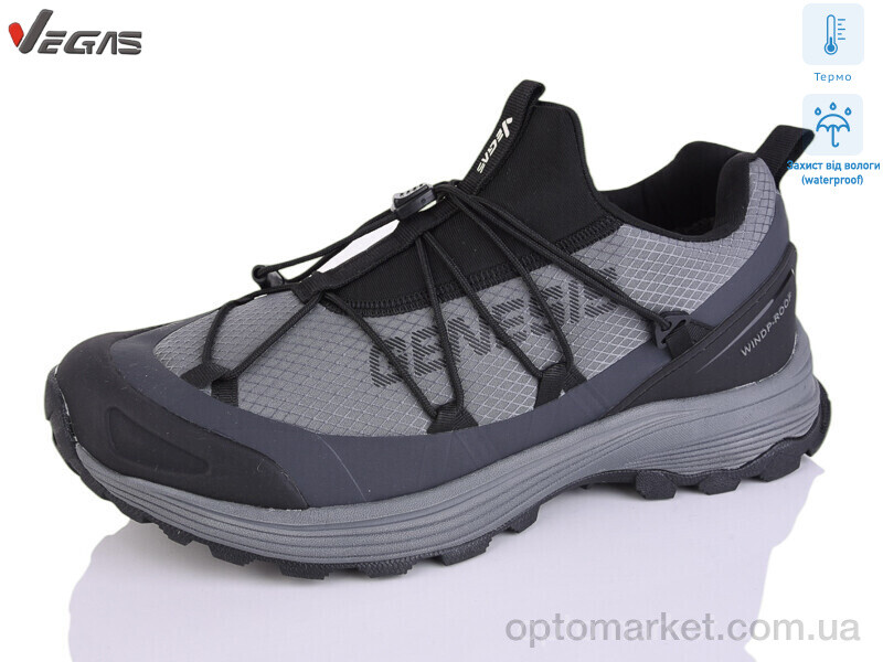 Купить Кросівки чоловічі A3186-7 термо Vegas сірий, фото 1