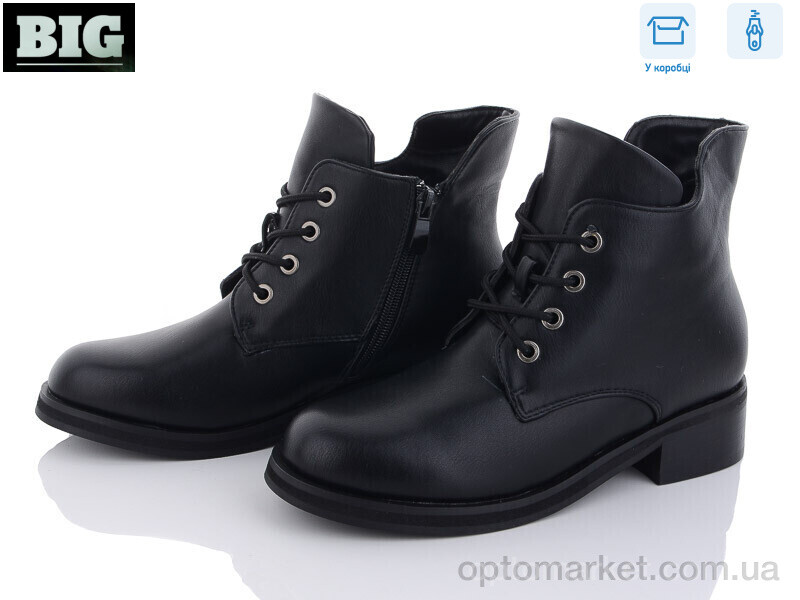 Купить Черевики жіночі A319-1 Jin Lan чорний, фото 1