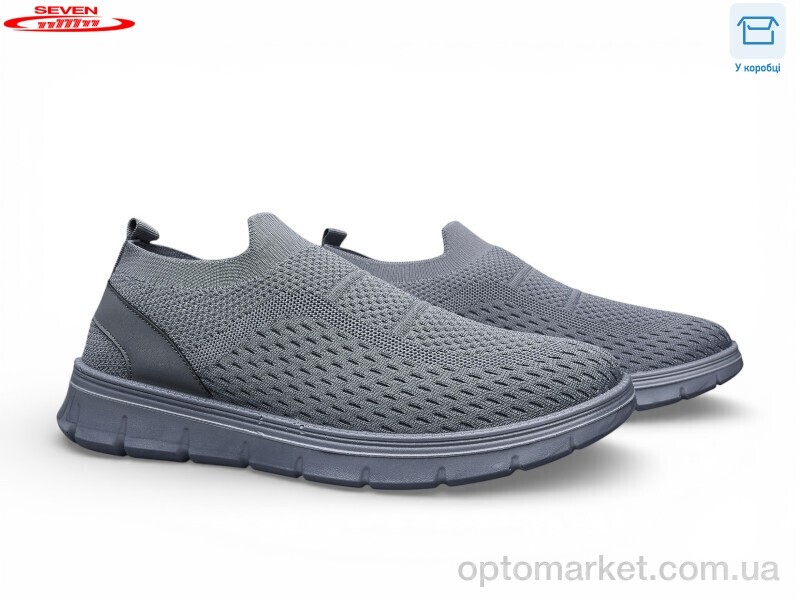 Купить Кросівки чоловічі A32-3 піна Seven сірий, фото 1