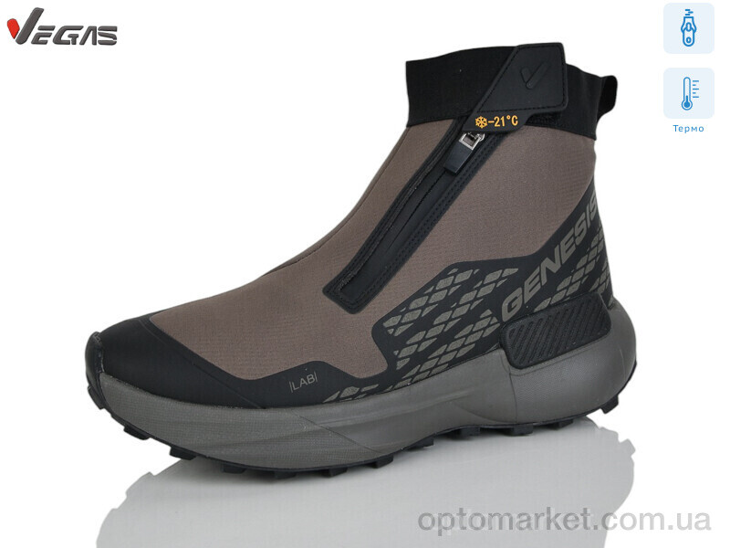 Купить Черевики чоловічі A3268-7 термо Vegas коричневий, фото 1