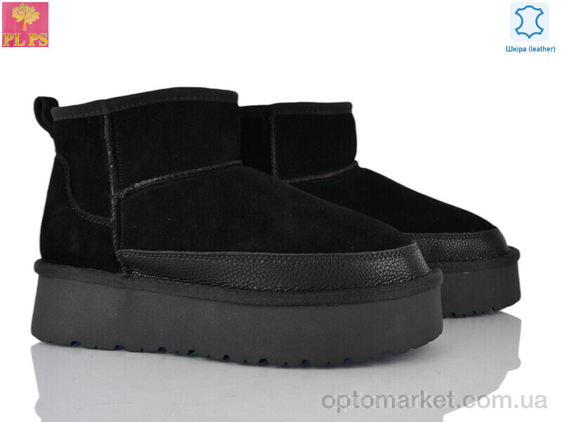 Купить Уги жіночі A3303 black PLPS чорний, фото 1