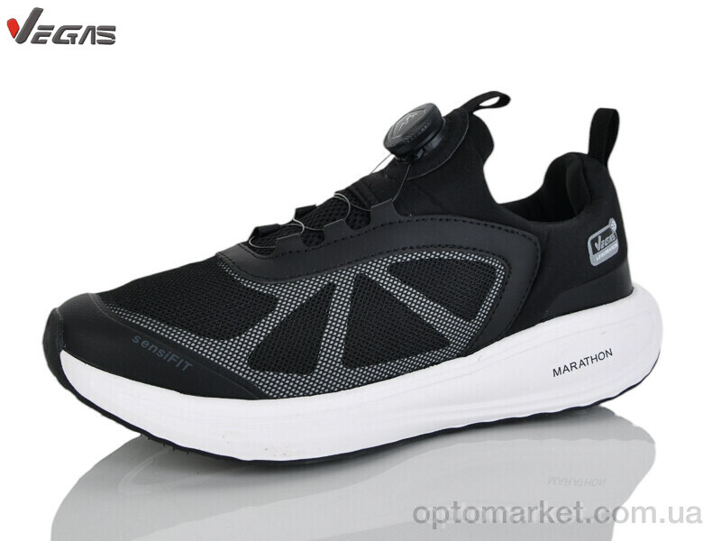 Купить Кросівки чоловічі A3322-6 Vegas чорний, фото 1