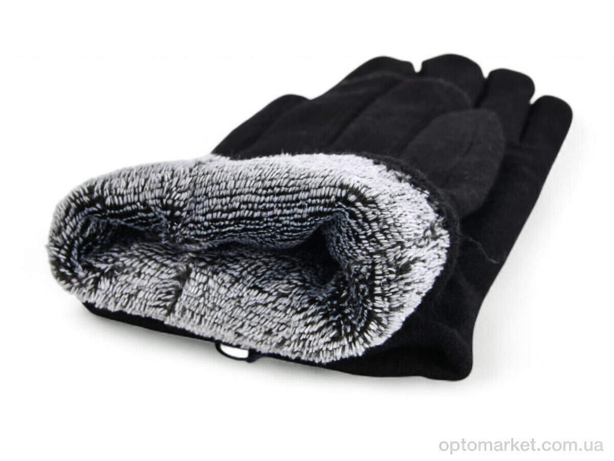 Купить Рукавички чоловічі A36-03 black Number one чорний, фото 2