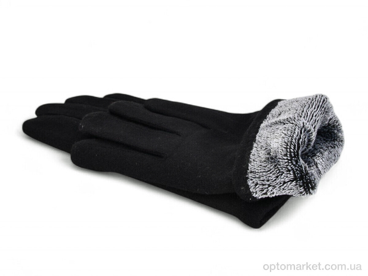 Купить Рукавички чоловічі A36-05 black Number one чорний, фото 2