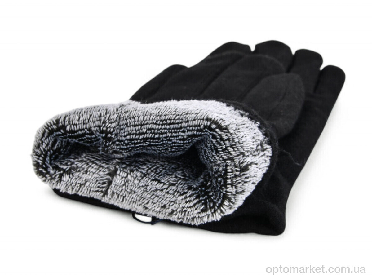 Купить Рукавички чоловічі A36-06 black Number one чорний, фото 2