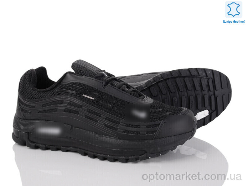 Купить Кросівки чоловічі A4110-3 N.ke чорний, фото 1