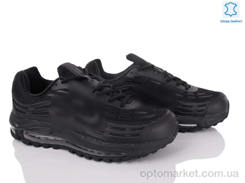 Купить Кросівки чоловічі A4110-6 N.ke чорний, фото 1