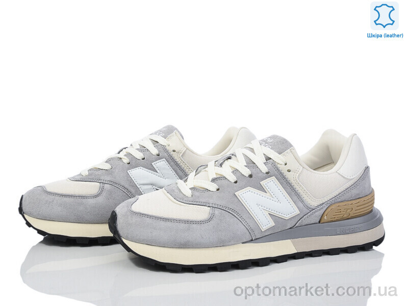 Купить Кросівки чоловічі A474-1 N.w balance сірий, фото 2
