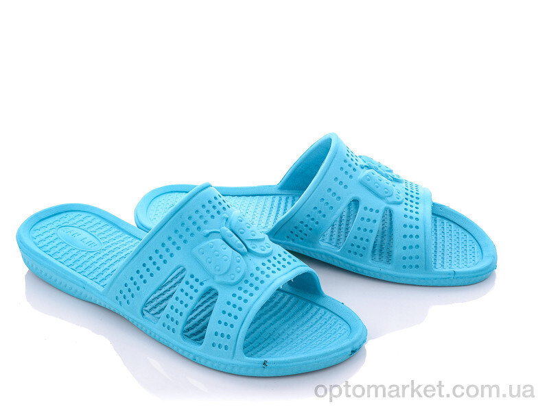 Купить Шльопанці жіночі A5 бирюза Sanlin зелений, фото 1