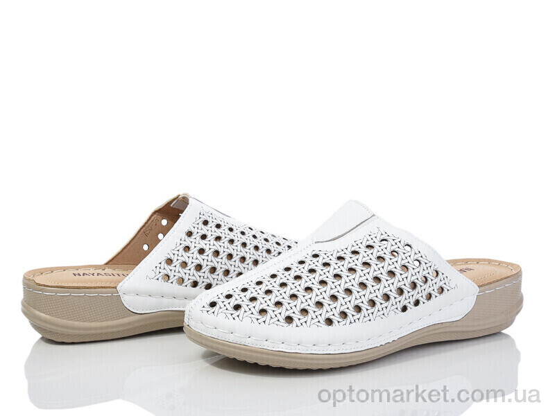 Купить Шльопанці жіночі A50-36 Nayasitun білий, фото 1