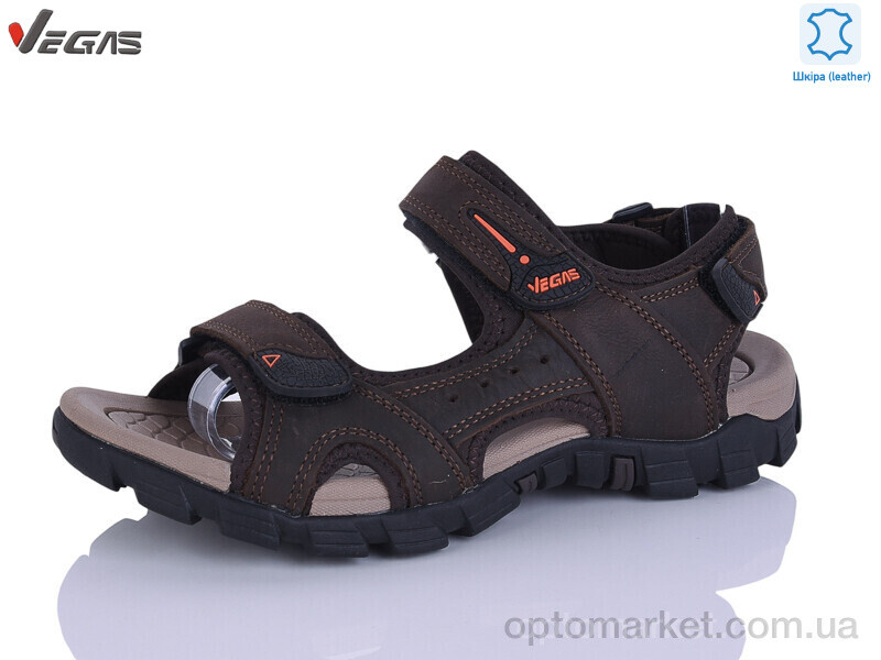 Купить Сандалі чоловічі A502-4 Vegas коричневий, фото 1
