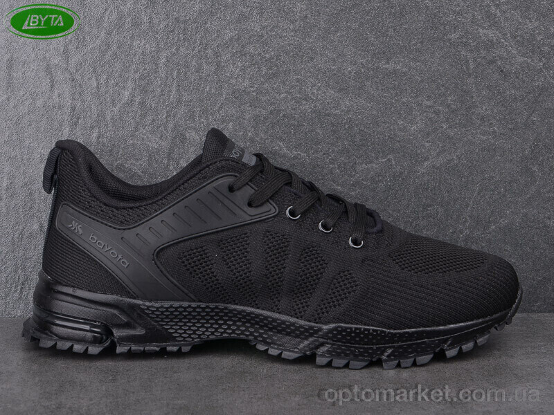 Купить Кросівки чоловічі A5038-6 Bayota чорний, фото 2