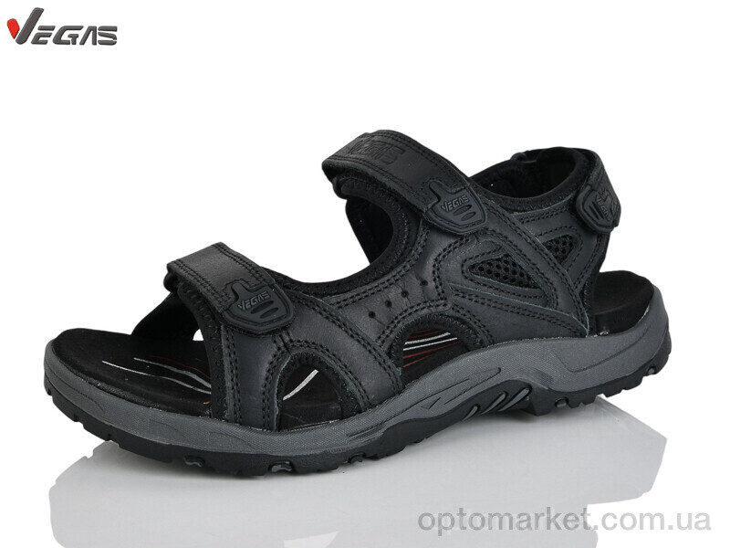 Купить Сандалі чоловічі A505-1 Vegas чорний, фото 1
