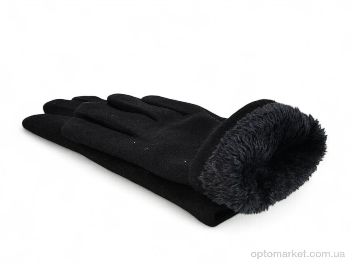 Купить Рукавички чоловічі A51-01 black Number one чорний, фото 2