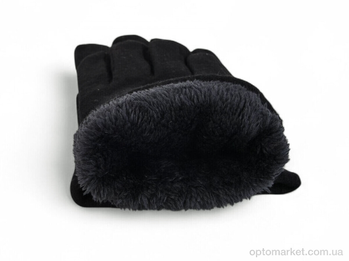 Купить Рукавички чоловічі A51-03 black Number one чорний, фото 2