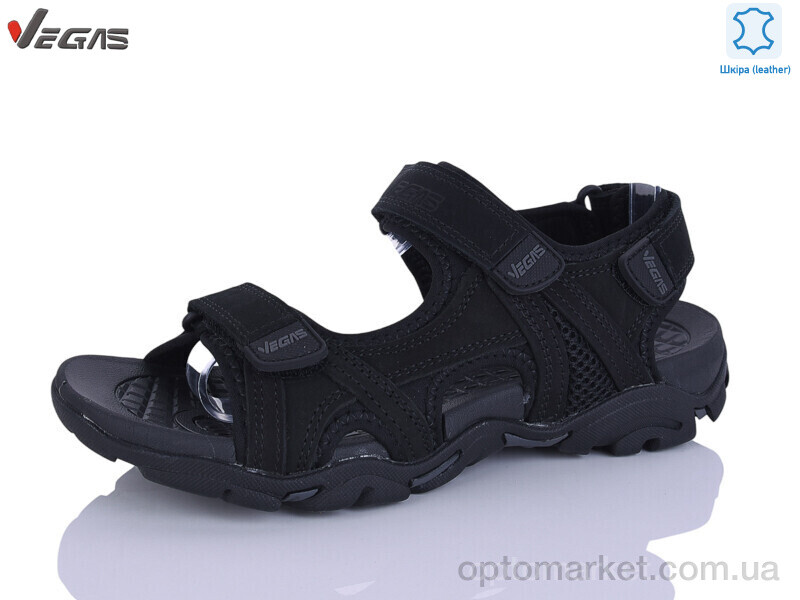 Купить Сандалі чоловічі A510-1 Vegas чорний, фото 1