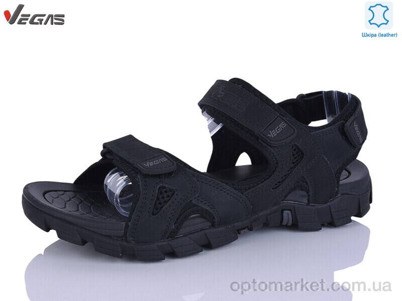 Купить Сандалі чоловічі A518-1 Vegas чорний, фото 1