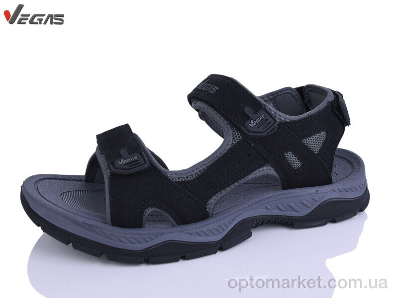 Купить Сандалі чоловічі A520-2 Vegas чорний, фото 1