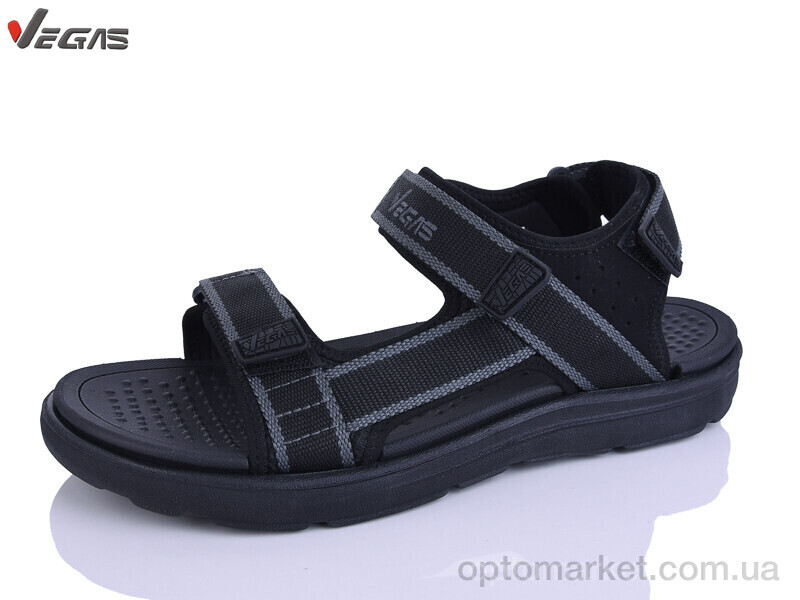 Купить Сандалі чоловічі A521-1 Vegas чорний, фото 1