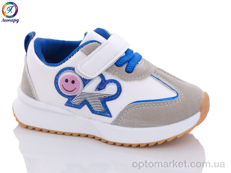 Купить Кросівки дитячі A521 blue Леопард сірий, фото 1