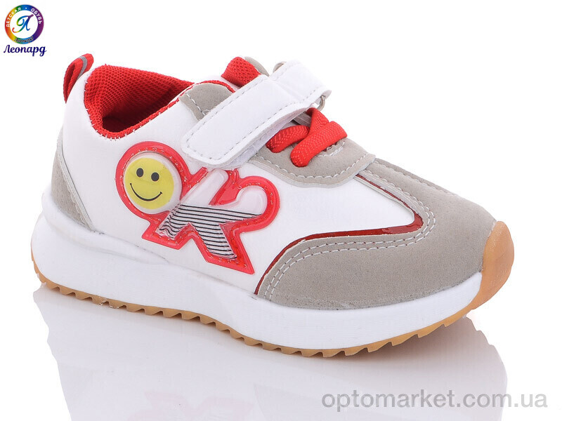Купить Кросівки дитячі A521 red Леопард сірий, фото 1