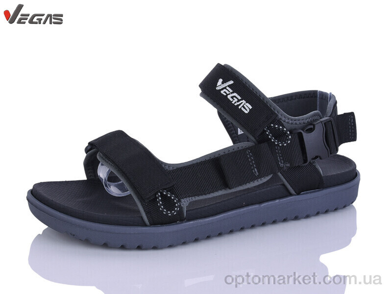 Купить Сандалі чоловічі A522-2 Vegas чорний, фото 1