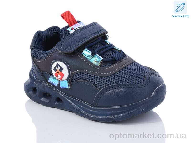 Купить Кросівки дитячі A5229-1 LED JongGolf синій, фото 1