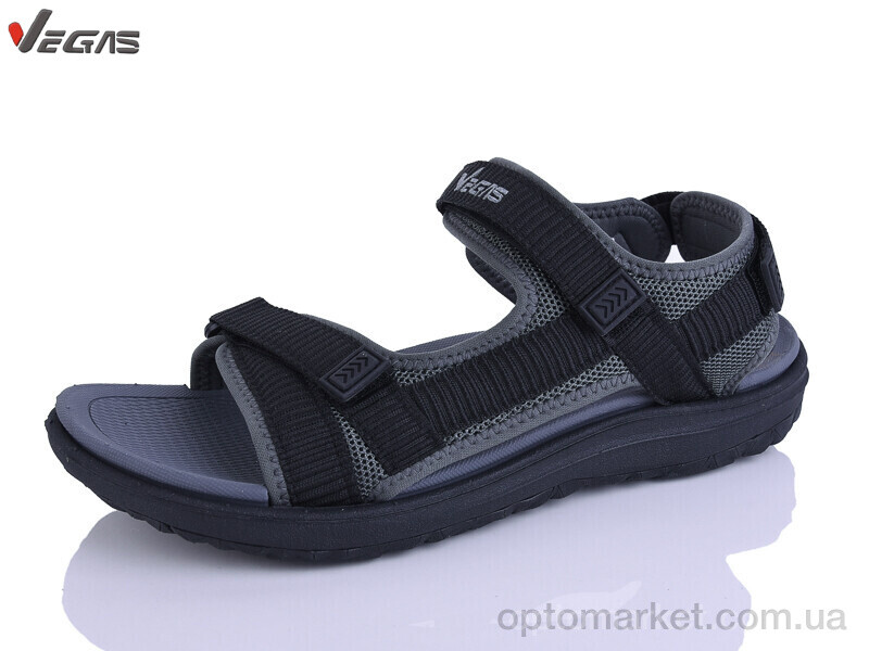 Купить Сандалі чоловічі A523-2 Vegas чорний, фото 1