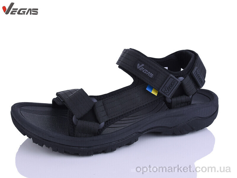 Купить Сандалі чоловічі A526-1 Vegas чорний, фото 1