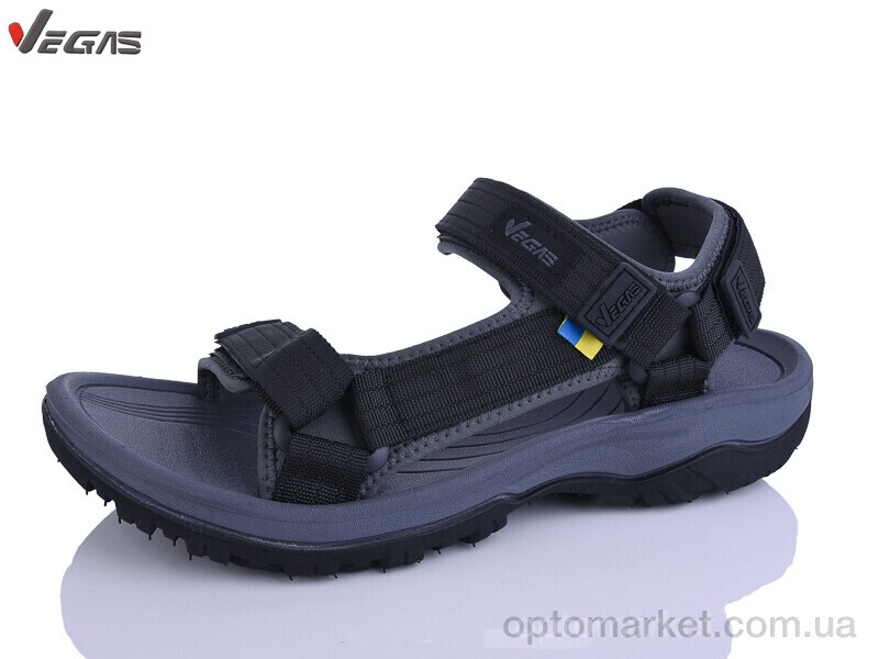 Купить Сандалі чоловічі A526-2 Vegas чорний, фото 1