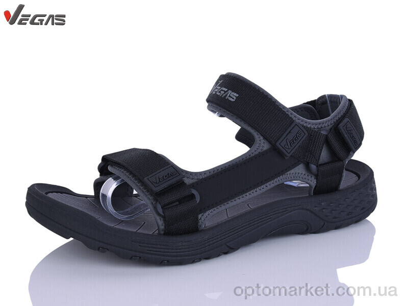 Купить Сандалі чоловічі A528-2 Vegas чорний, фото 1
