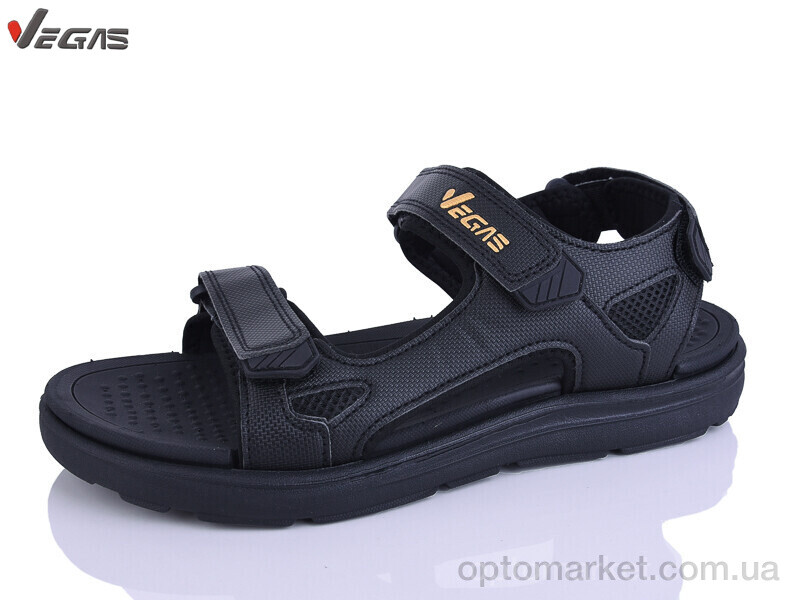 Купить Сандалі чоловічі A529-1 Vegas чорний, фото 1