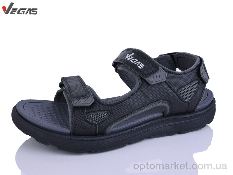 Купить Сандалі чоловічі A529-2 Vegas чорний, фото 1