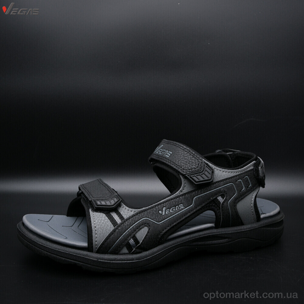 Купить Сандалі чоловічі A532-2 Vegas чорний, фото 2