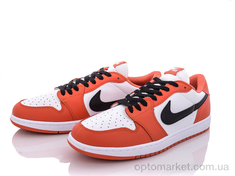 Купить Кросівки чоловічі A566-6 J.rdan помаранчевий, фото 2