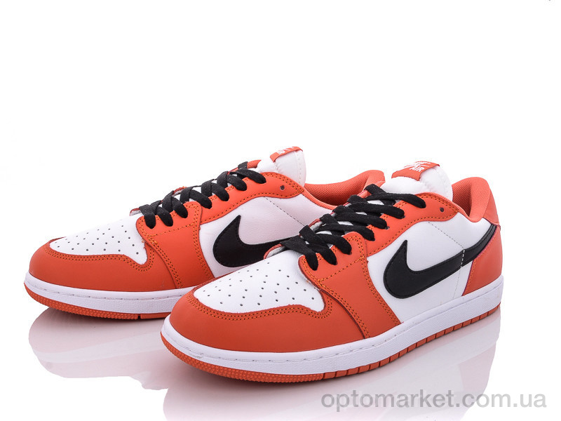 Купить Кросівки чоловічі A566-6 J.rdan помаранчевий, фото 2