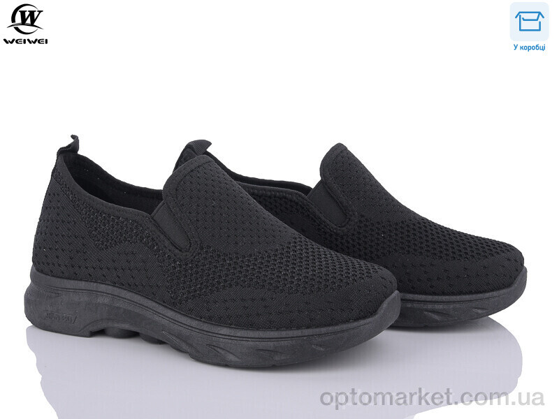 Купить Кросівки жіночі A6-1 Wei Wei чорний, фото 1