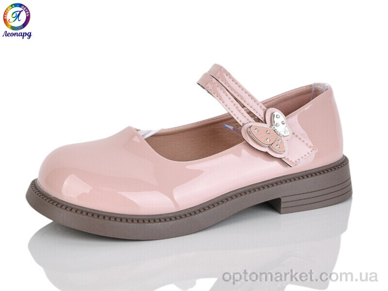 Купить Туфлі дитячі A6-11A Леопард рожевий, фото 1