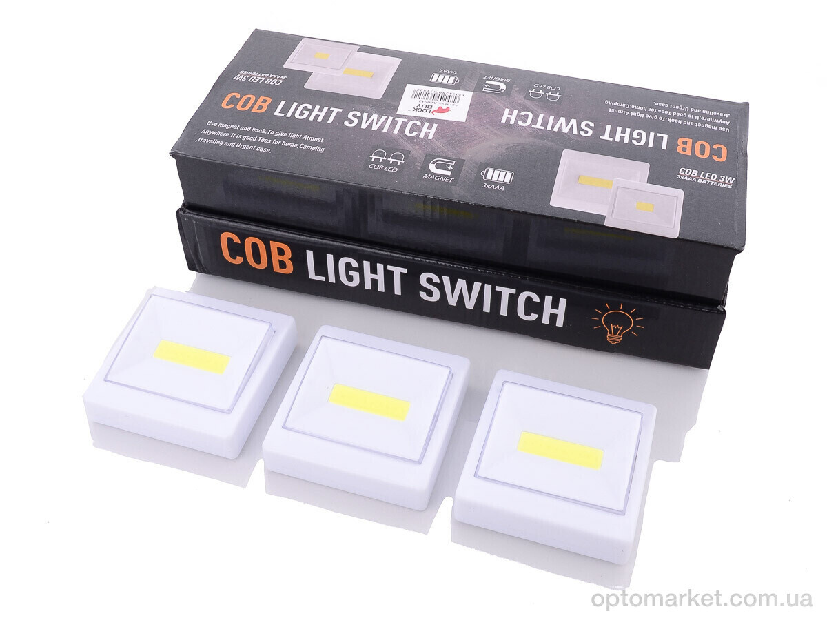 Купить Техніка та електроніка A60042 Світильник LED 8,5x8,5x2см LOOK&BUY, фото 1